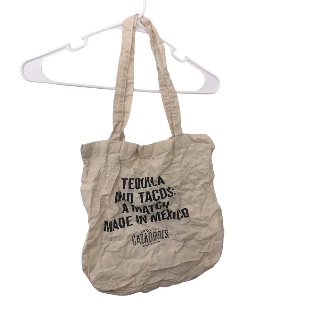3/$15 Tequila cazadores tequilas and tacos:match made in Mexico canvas tote